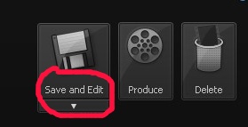 Если запись требует доработки, нажимаем кнопку Save and Edit 